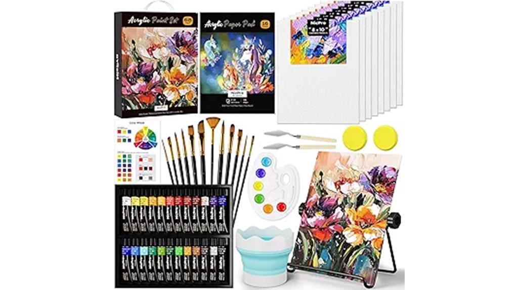 comprehensive acrylic painting kit