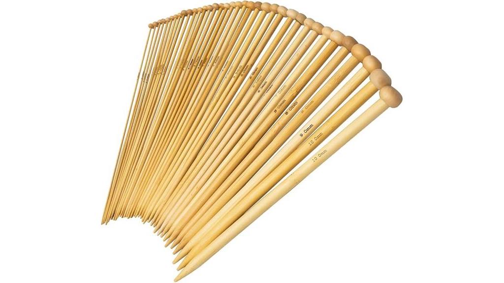 comprehensive bamboo knitting set
