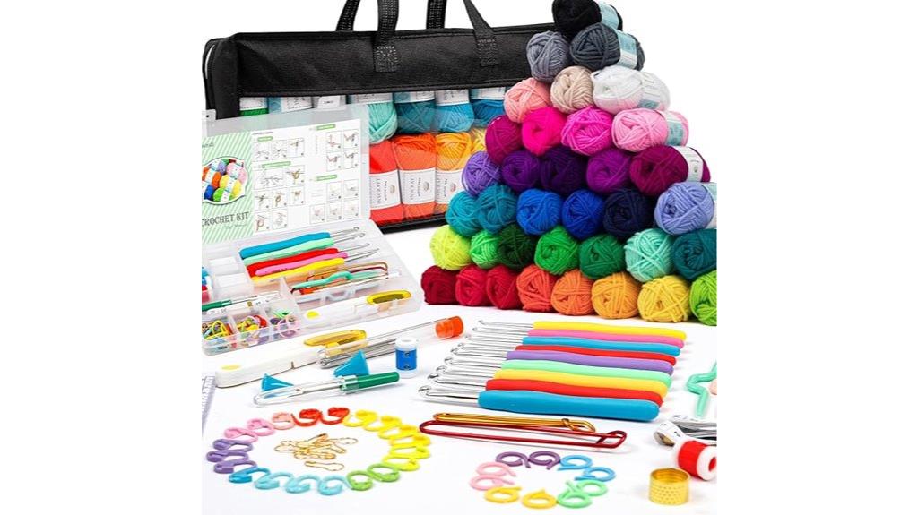 comprehensive crochet kit set