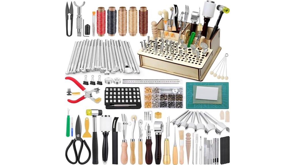 comprehensive leatherworking tool set
