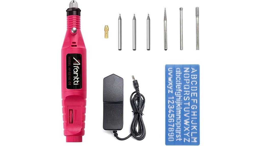 corded engraver pen set
