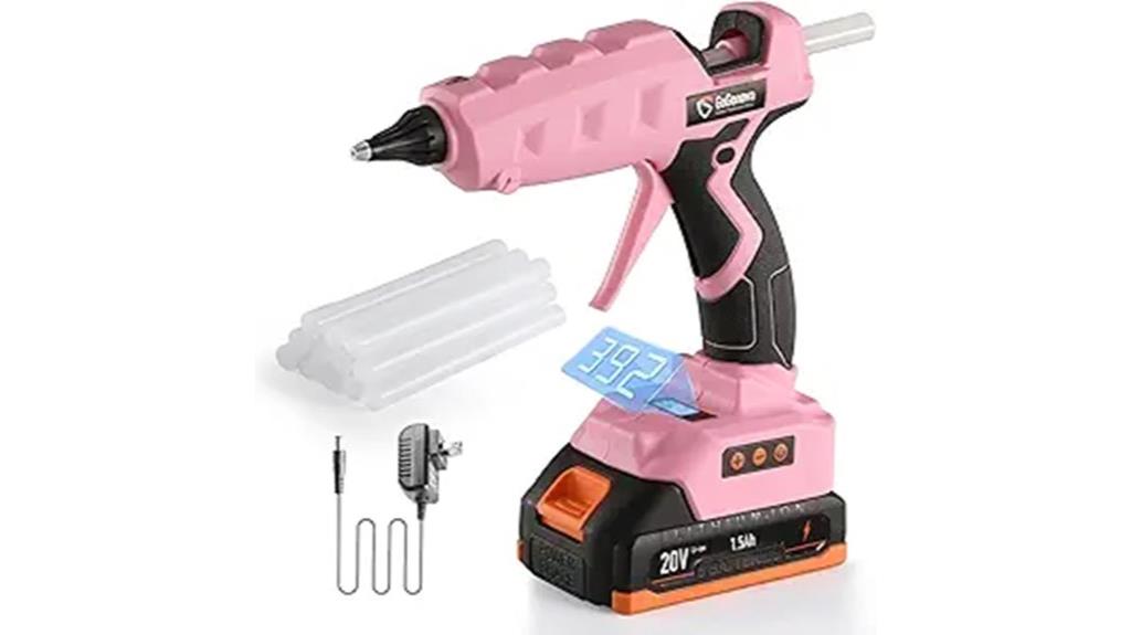 cordless 20v glue gun