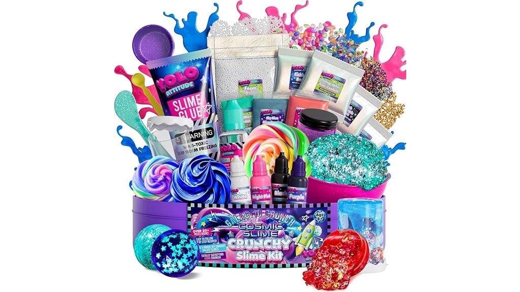 cosmic glitter slime kit