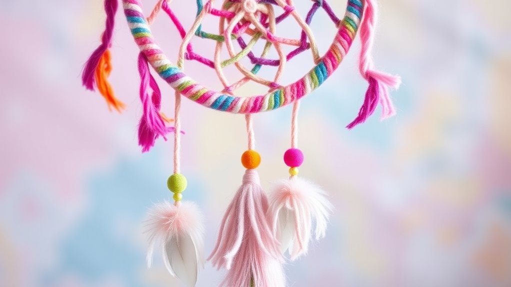 cozy fluffy yarn decor