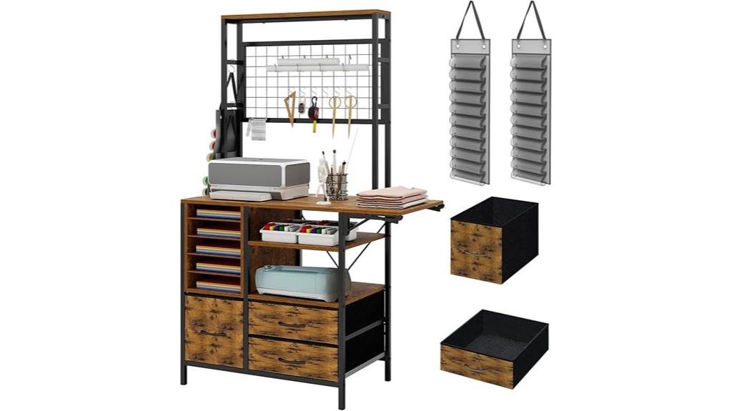 craft organizer with storage