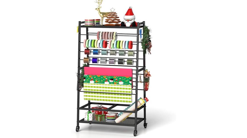 craft room ribbon storage