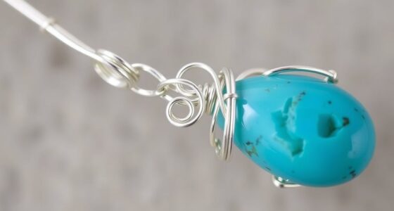 create a wire wrapped pendant