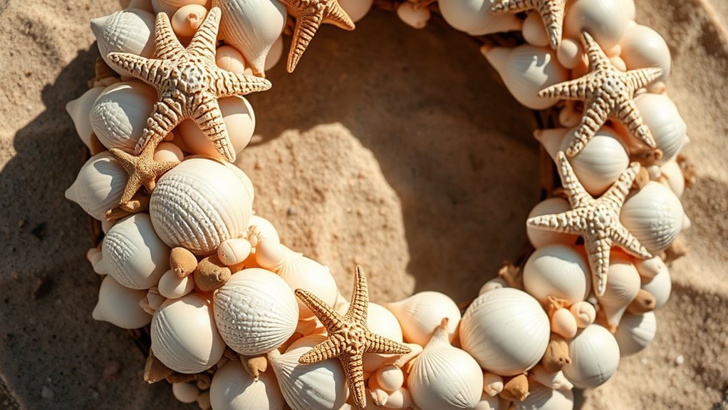 create coastal wreath decor