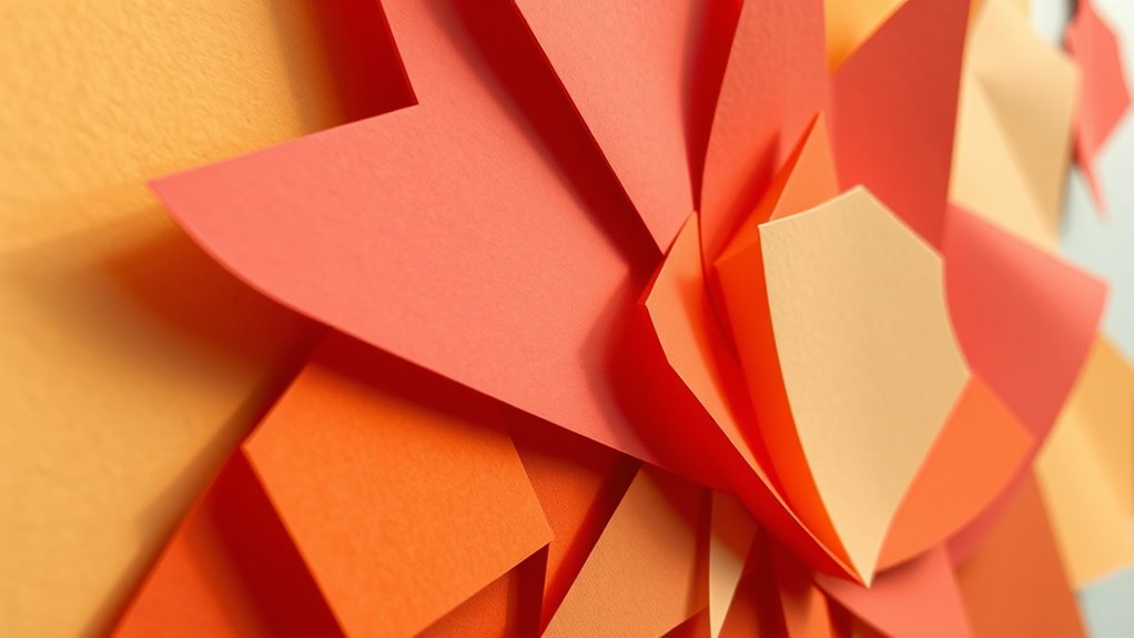 create colorful paper art
