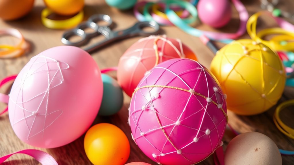 create colorful string art