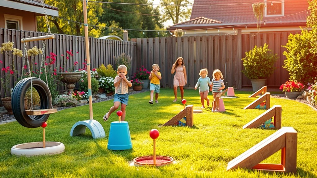 create custom backyard mini golf