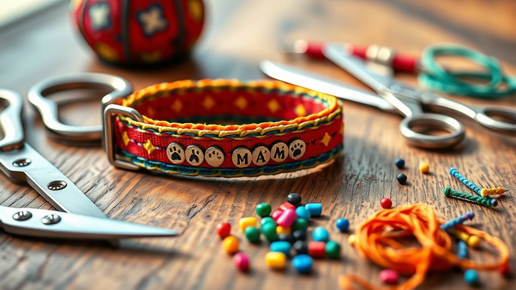 create custom pet collar