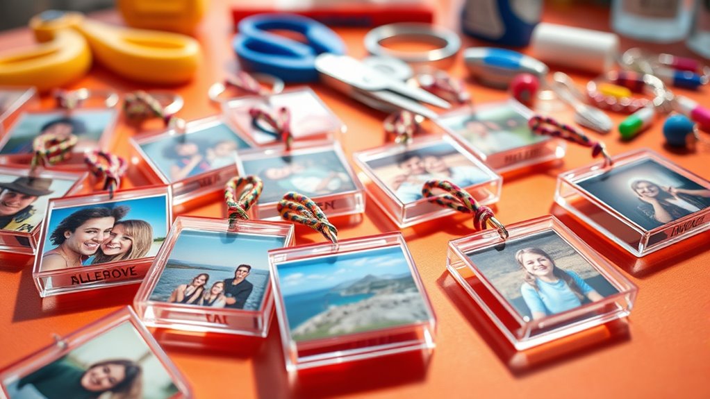 create durable custom photo keychains