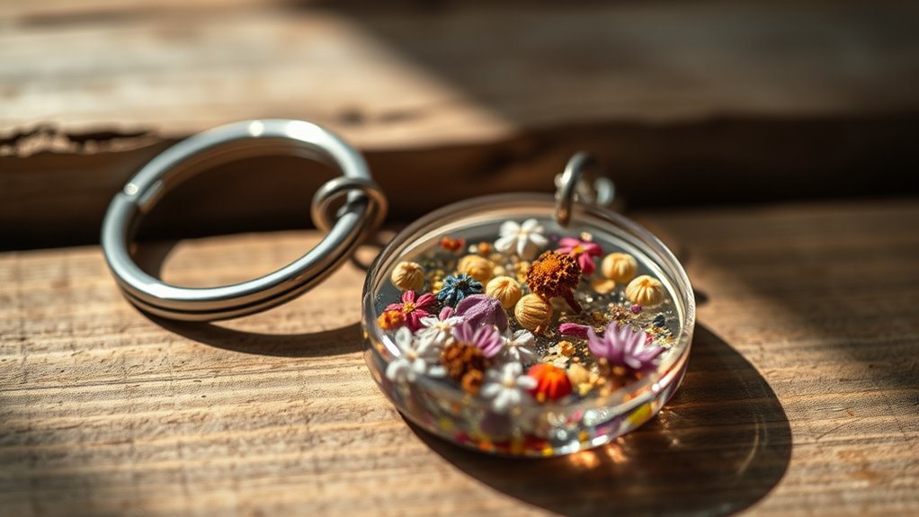 create durable resin keychains