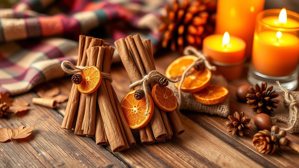 create fragrant cinnamon sachets