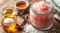 create homemade exfoliating scrubs