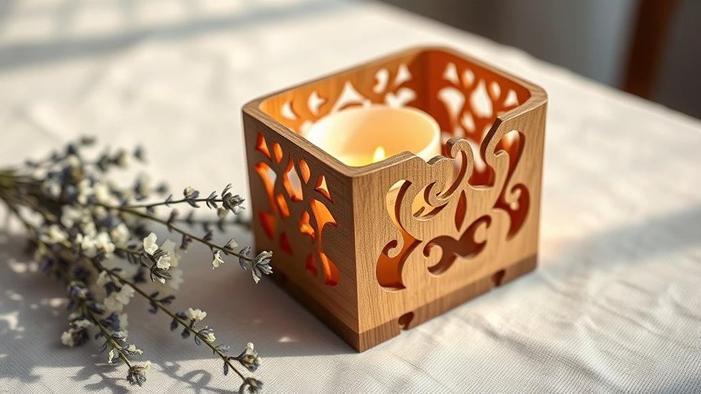 create personalized candle holders