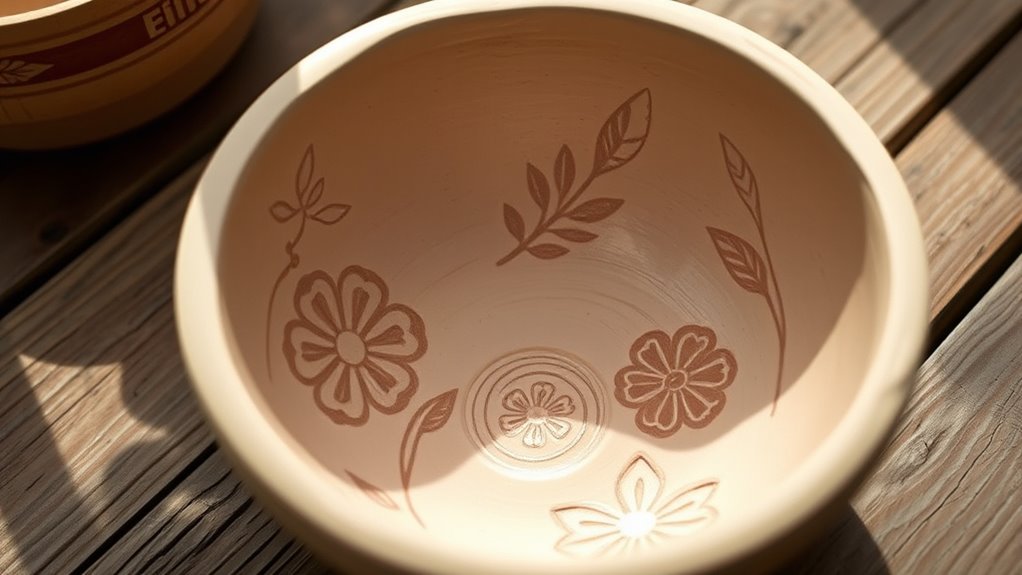 create personalized clay bowls