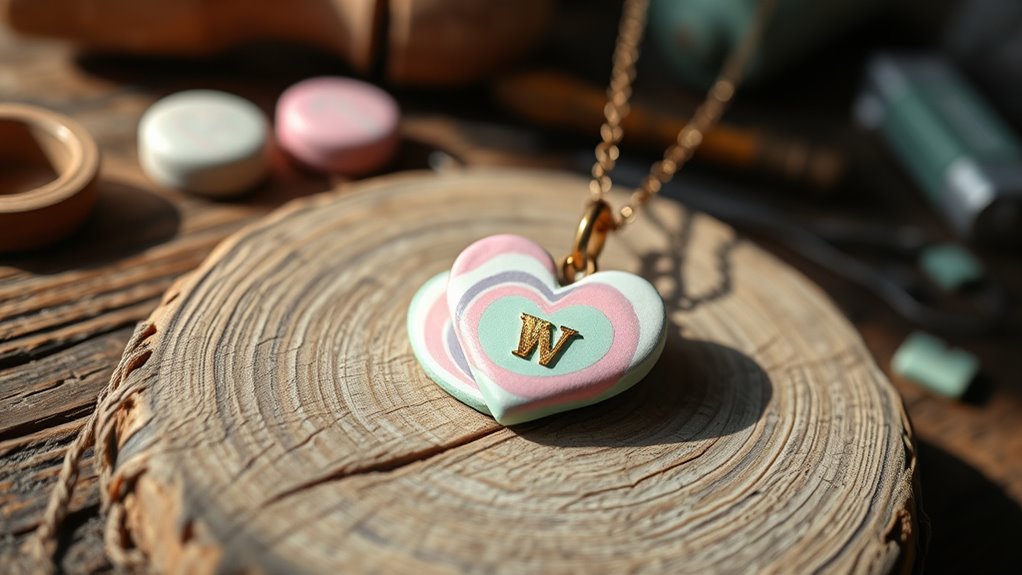 create personalized clay jewelry