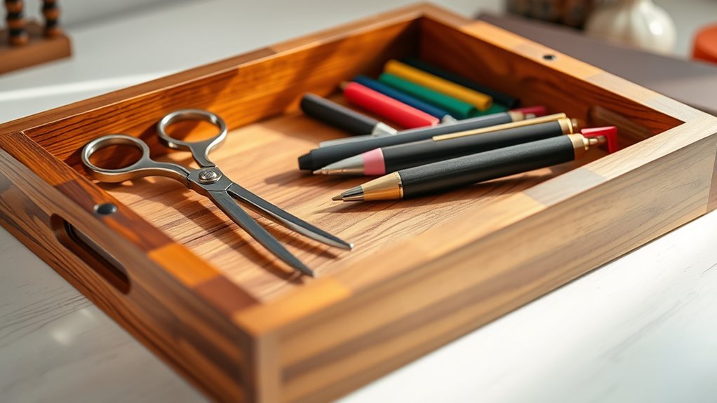 create personalized desk organizer