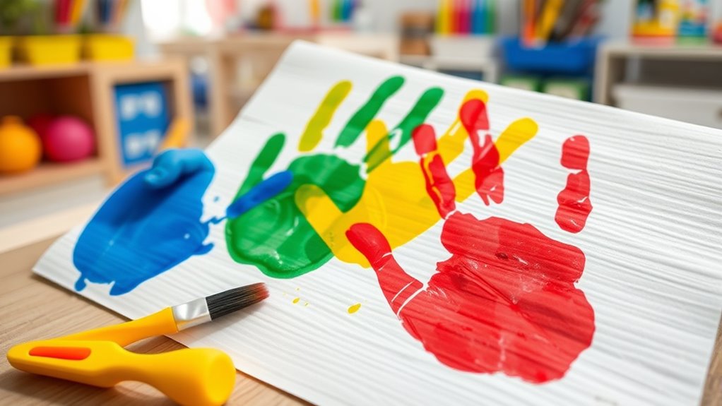 create personalized handprint art