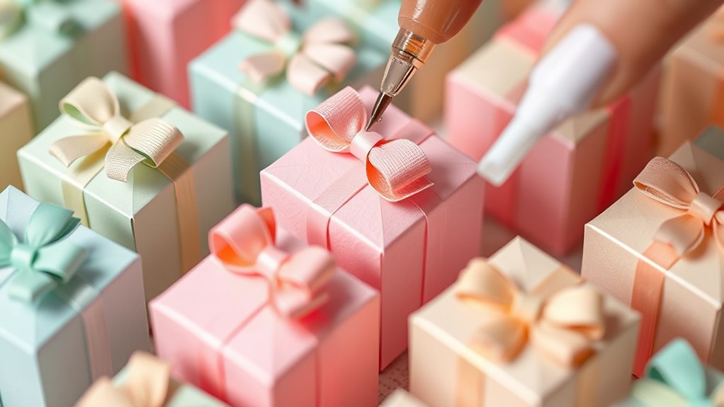 create personalized miniature gift boxes