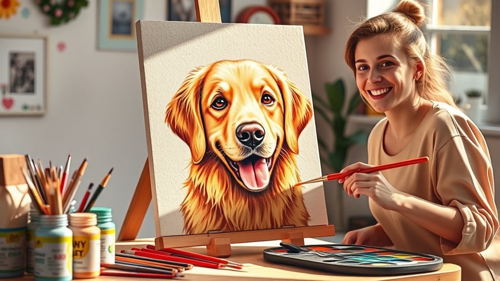 create personalized pet artwork