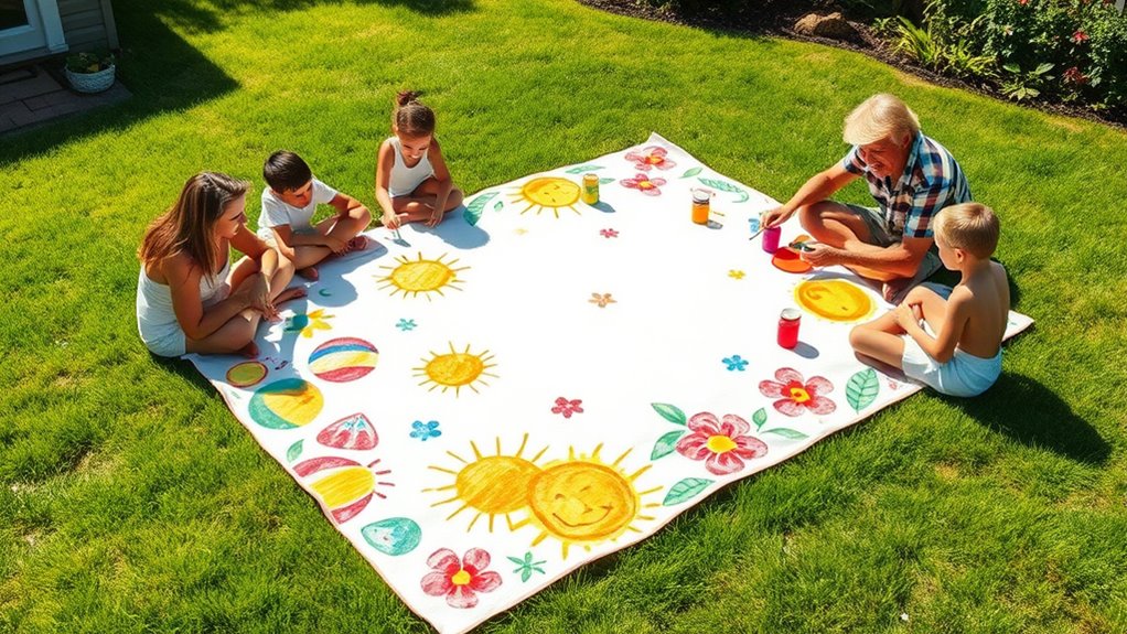 create personalized picnic blanket designs