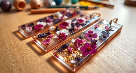create personalized resin bookmarks
