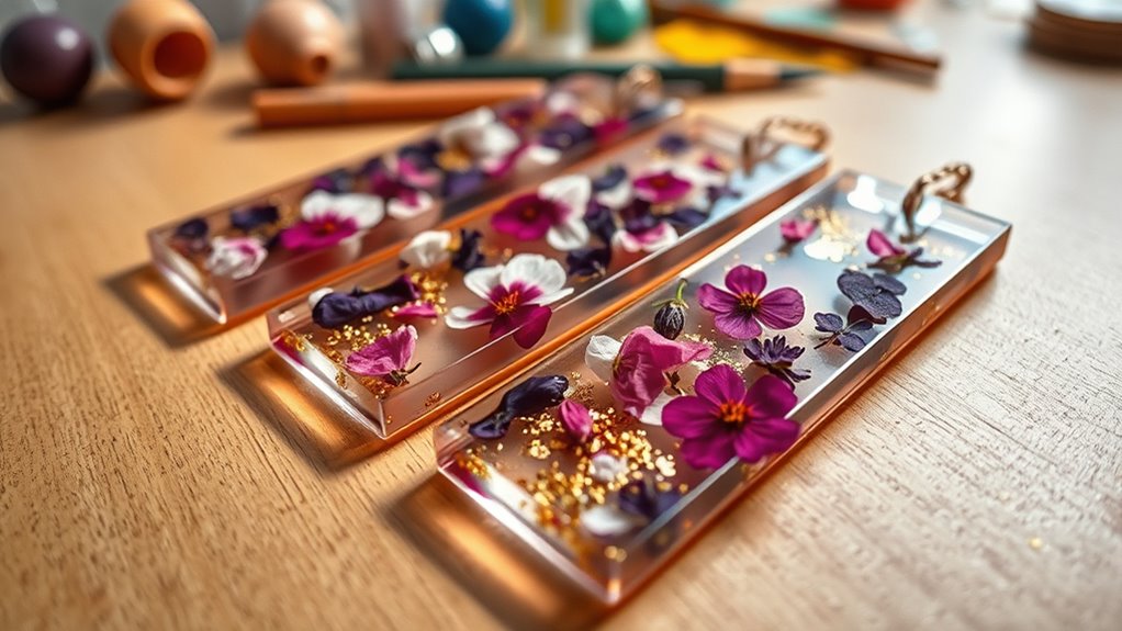 create personalized resin bookmarks