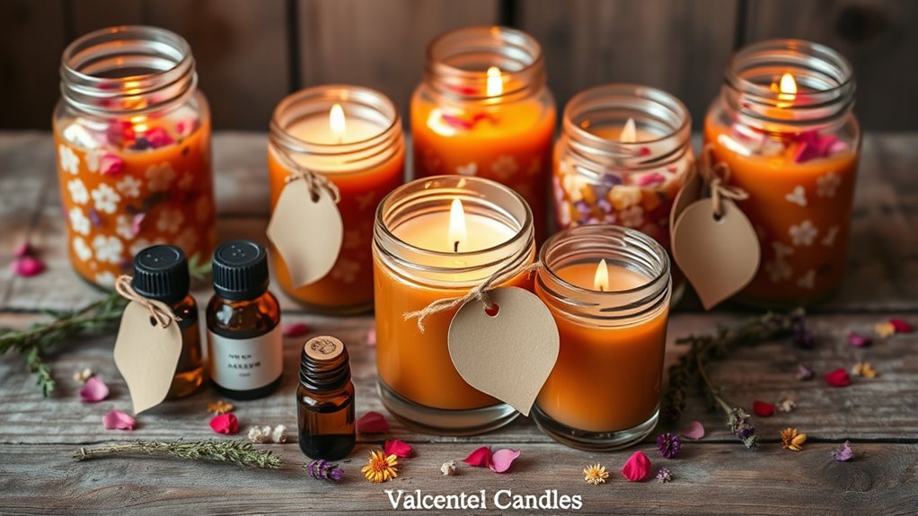 create personalized scented candles