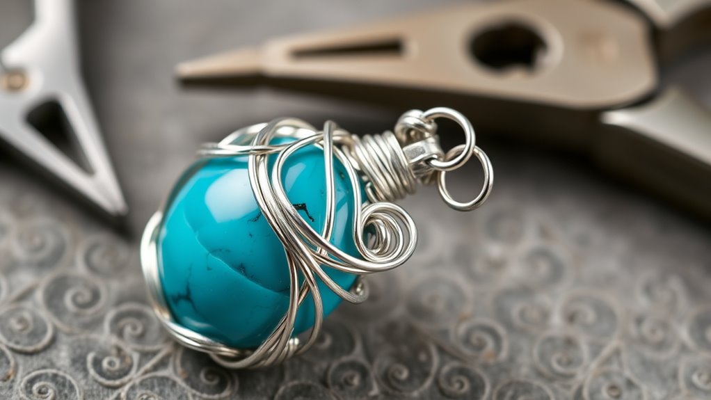 create secure wire loop