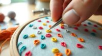 create textured needle art