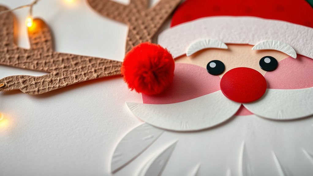 create whimsical holiday collage