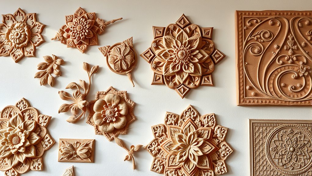 creative clay wall art
