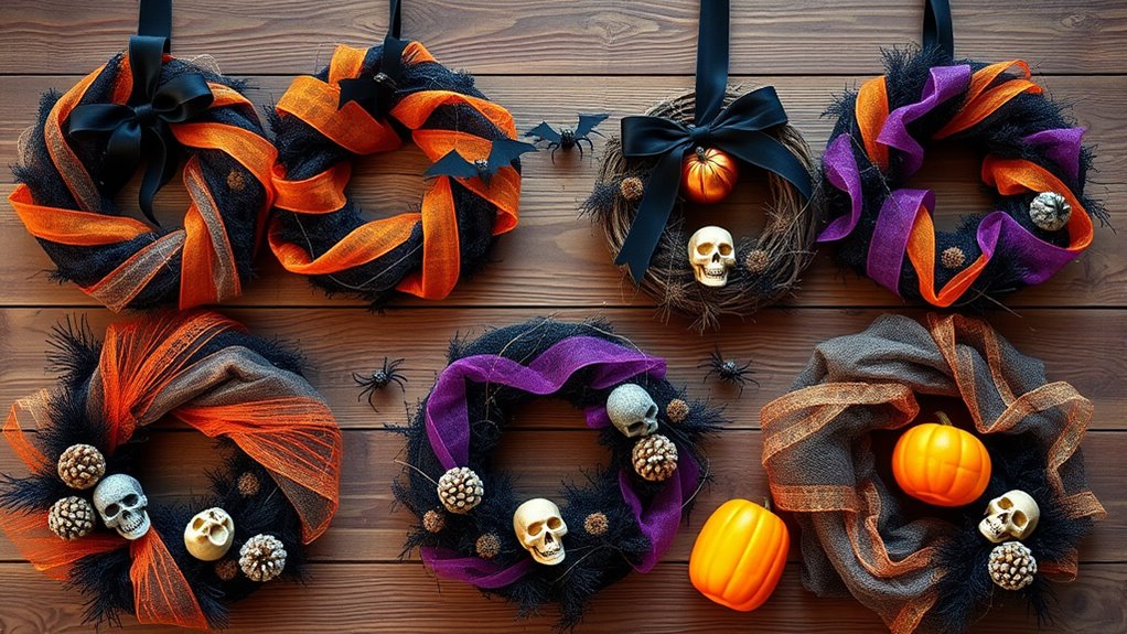 creative halloween wreath ideas