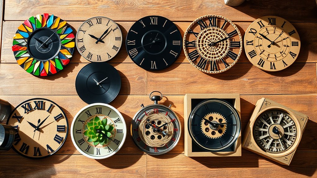 creative homemade clock projects