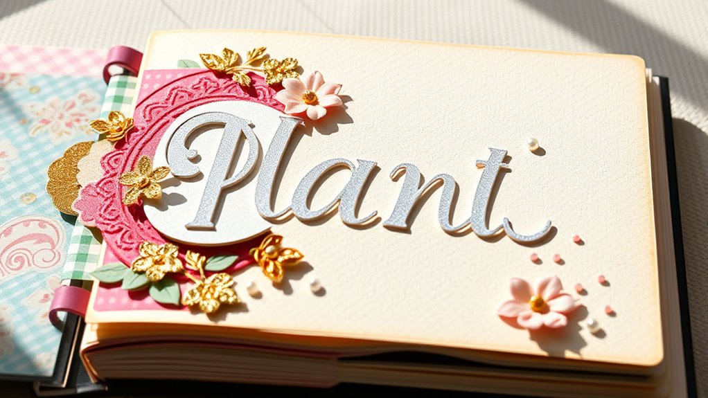creative layered personalized embellishments