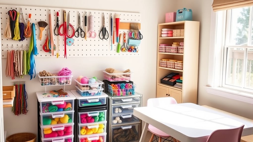 creative small space storage