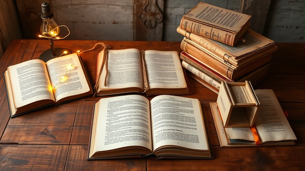 creative vintage book crafts