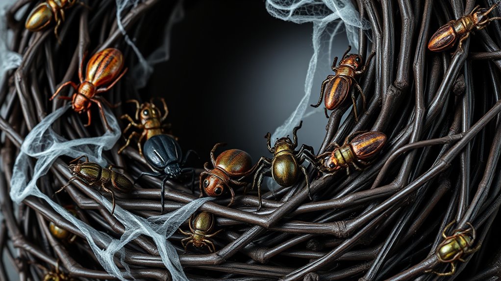 creepy crawling bug decor