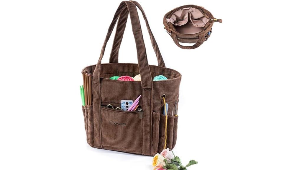 crochet and knitting storage
