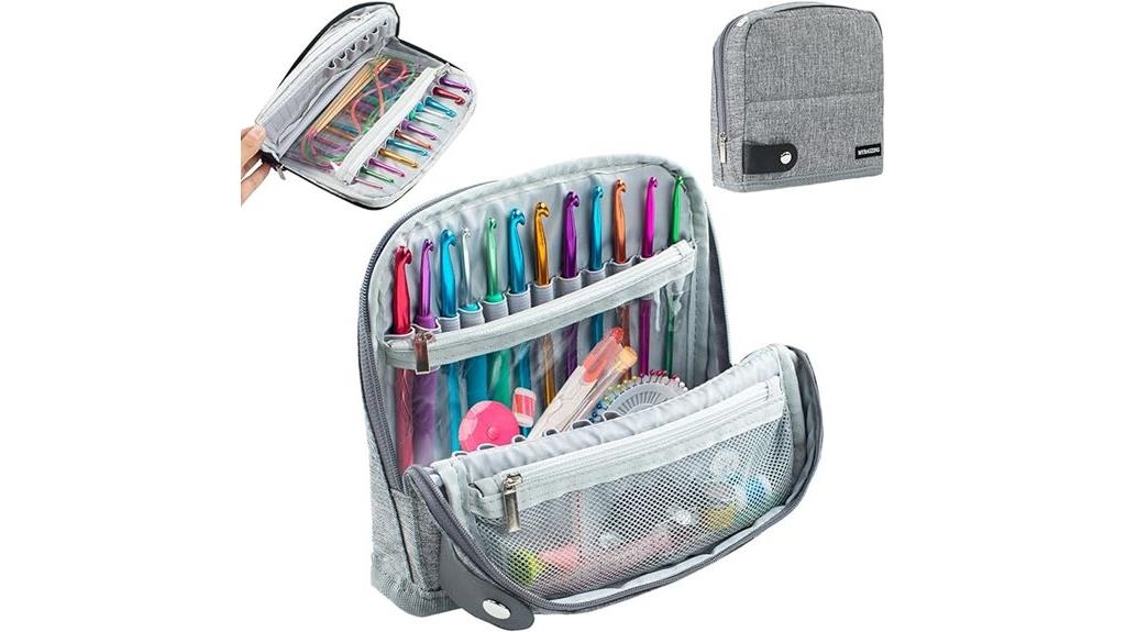 crochet hook organizer case