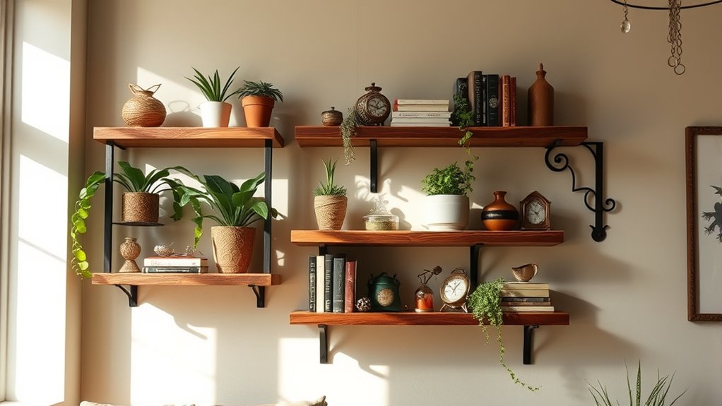 custom diy decorative shelves