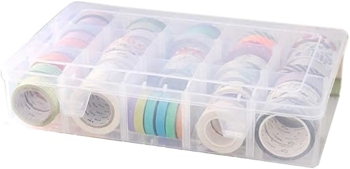 customizable 15 section storage container