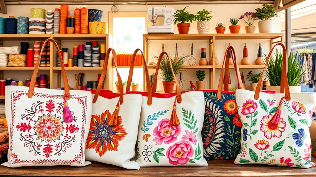 customizable fabric tote designs