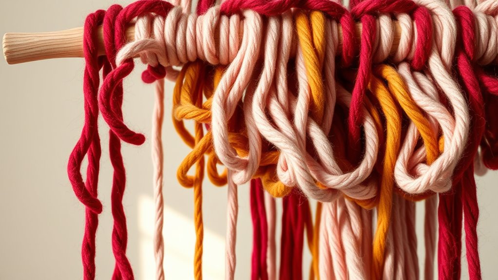 customize colorful yarn wall hangings