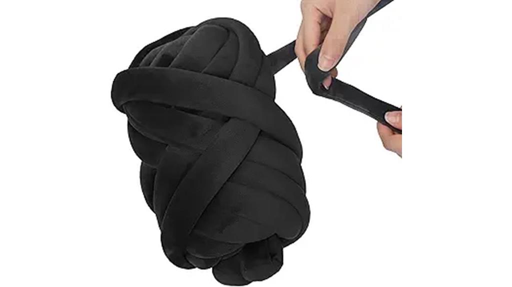 dark grey arm knitting yarn