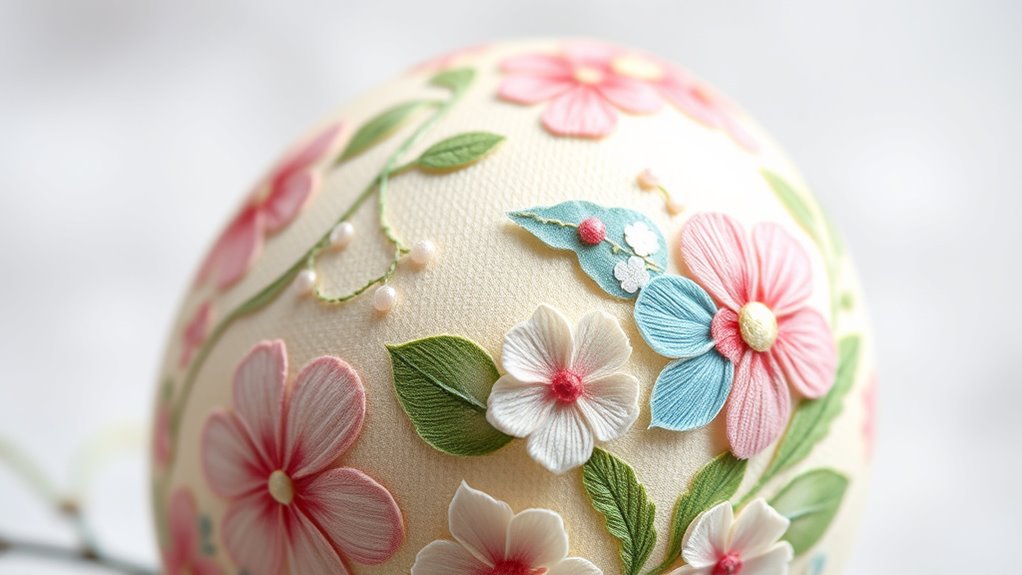 decorate with fabric or paper