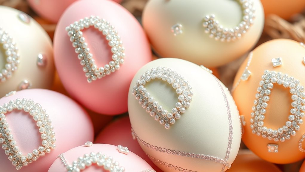 decorative bead glitter embellishments
